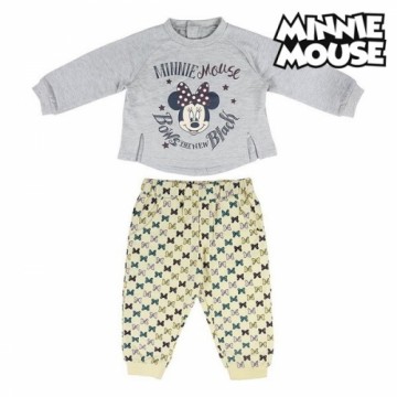 Bērnu Sporta Tērps Minnie Mouse 74712 Pelēks