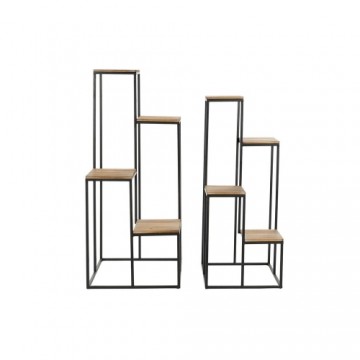 Shelve DKD Home Decor Metal Fir (2 pcs) (35.5 x 35.5 x 90 cm) (40 x 40 x 100 cm)