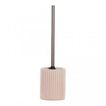 Toilet Brush DKD Home Decor Pink Steel polypropylene Stoneware 11 x 40,5 x 11 cm