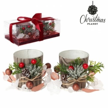 Bigbuy Christmas Подсвечник (2 pcs) Стеклянный