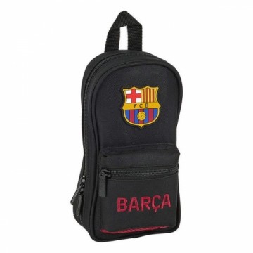 Pencil Case Backpack F.C. Barcelona Чёрный (33 Предметы)