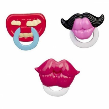 Set Famosa Bellies Crazy Dummies Pacifier (3 Pieces)