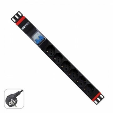 Сетевой фильтр 19" 6 Tomas Schuko WP WPN-PDU-G02-06