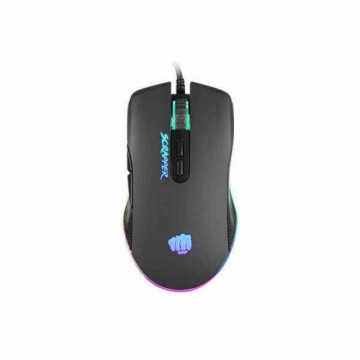 Spēļu Pele Fury Scrapper RGB 6400 DPI Melns