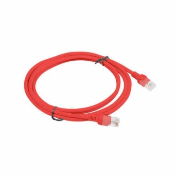 Жесткий сетевой кабель UTP кат. 6 Lanberg Красный