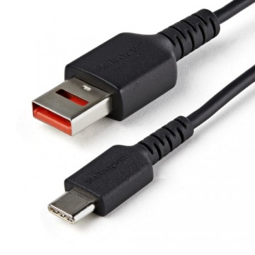 Кабель USB A — USB C Startech USBSCHAC1M           Чёрный