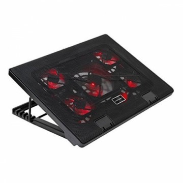 Spēļu Datoru Dzesēšanas Bāze Mars Gaming AAOARE0123 MNBC2 2 x USB 2.0 20 dBA 17" Melns