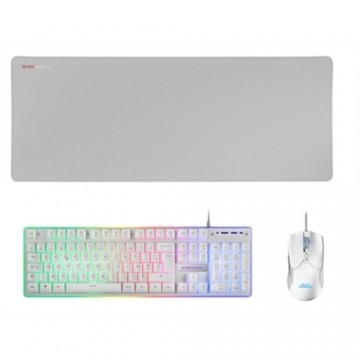 Keyboard and Mouse Mars Gaming 3IN1 French