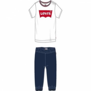 Zīdaiņa Sporta Tērps TWILL JOGGER Levi's 6EA924-001  Balts