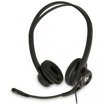 Headphones with Microphone V7 HU311-2EP            Black