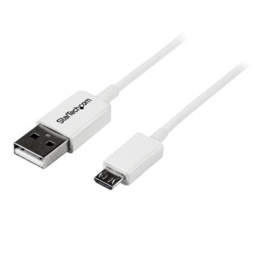 Универсальный кабель USB-MicroUSB Startech USBPAUB2MW           Белый