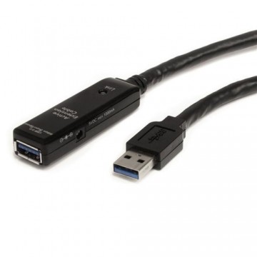 USB Kabelis Startech USB3AAEXT10M         USB A Melns