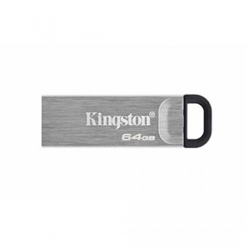 USB Zibatmiņa Kingston DTKN/64GB            64 GB Sudrabs