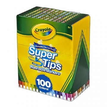 Flomasteru Komplekts Super Tips Crayola (100 uds)