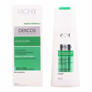 Šampūns pret Blaugznām Dercos Vichy Taukaini mati (200 ml)