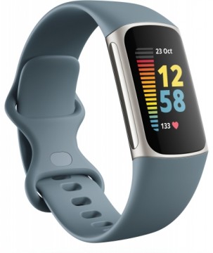 Fitbit Charge 5, steel blue/platinum