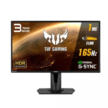 LCD Monitor|ASUS|VG27AQ|27"|Gaming|Panel IPS|2560x1440|16:9|165Hz|1 ms|Speakers|Swivel|Pivot|Height adjustable|Tilt|Colour Black|90LM0500-B01370