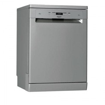 Hotpoint-ariston Hotpoint Dishwasher HFC 3C41 CW X Free standing, Width 60 cm, Number of place settings 14, Number of programs 9, Energy efficiency class C, Display, AquaStop function, Inox