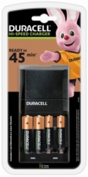 Duracell Hi-Speed Battery Charger + 2 x AA & 2 x AAA