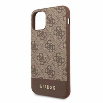 Guess Apple iPhone 11 Stripe Cover Brown