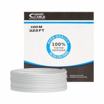 Кабель RJ45 кат. 5e UTP NANOCABLE 10.20.0302-FLEX Серый (100 M)