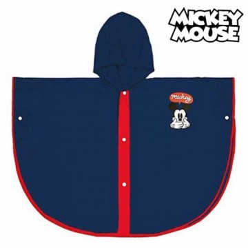 Lietusmētelis-Pončo ar Kapuci Mickey Mouse Zils