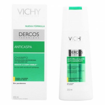 Šampūns pret Blaugznām Dercos Vichy Sausi mati (200 ml)