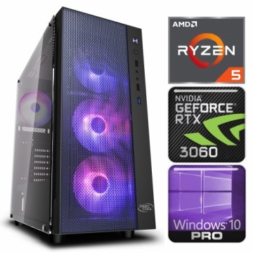 INTOP Ryzen 5 3600 32GB 240SSD M.2 NVME+2TB RTX3060 12GB WIN10Pro