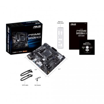 Mātesplate Asus Prime B450M-K II mATX AM4