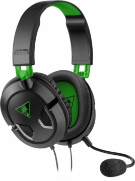 Turtle Beach наушники + микрофон Recon 50X, черный/зеленый