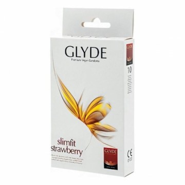 Презервативы Glyde Клубника 17 cm (10 uds)