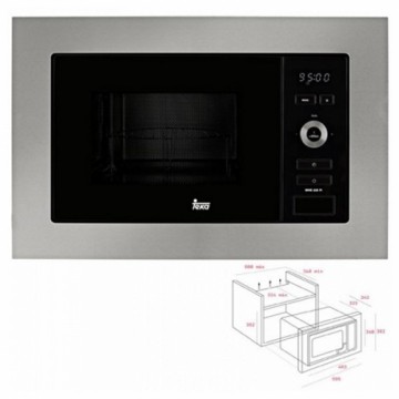 Built-in microwave Teka MWE225FI 20 L 800W Melns Nerūsējošais tērauds