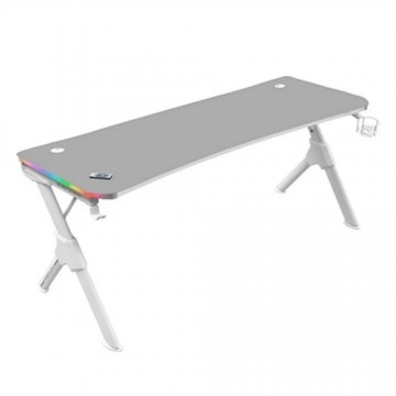 Desk Mars Gaming MGDXLRGBW LED RGB White Steel 160 x 60 cm