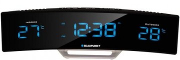 Blaupunkt CR12BK radio Clock Digital Black, Silver