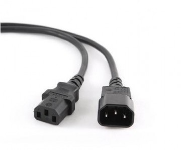 Gembird PC-189-VDE-5M power cable Black C14 coupler