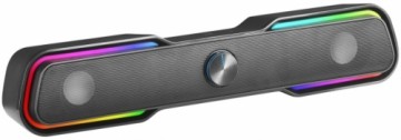 Mars Gaming MSBX Bluetooth 5.0 Soundbar Skaļruņis ar RGB / AUX /  10W / Melns
