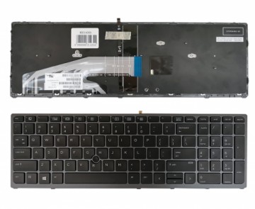 Клавиатура HP ZBook 15 G3, G4, 17 G3, G4 (US) с подсветкой