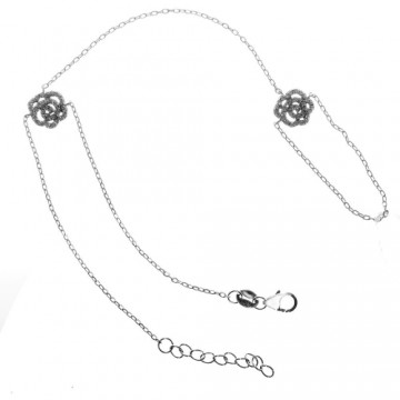Женские браслеты Folli Follie 3B15S099C Ювелирное серебро Серебристый (10 cm)