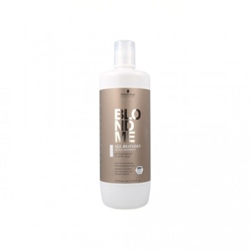 Shampoo for Blonde or Graying Hair Blondme Keratin Restore All Blondes Schwarzkopf Blondme Keratin (1000 ml)
