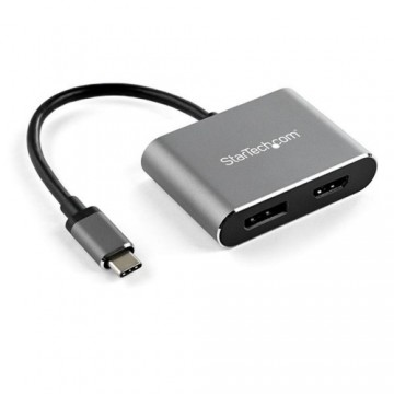 Адаптер USB C—HDMI/DisplayPort Startech CDP2DPHD             4K Ultra HD Серебряный