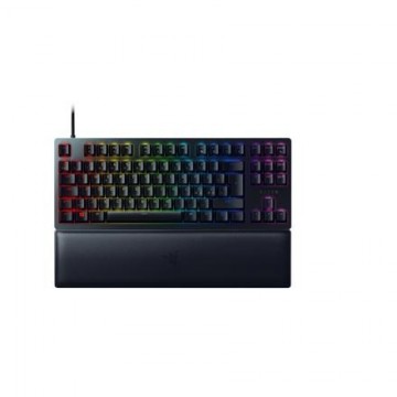 Razer Huntsman V2 Tenkeyless, Optical Gaming Keyboard, RGB LED light, Nordic, Black, Wired, Linear Red Switch