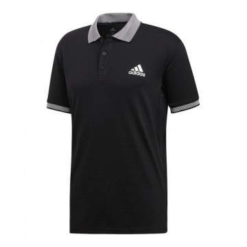 Поло с коротким рукавом мужское Adidas CLUB SOLID POLO DX1806 Чёрный полиэстер Мужской XS