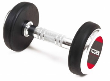 Toorx Professional rubber dumbbell 22kg