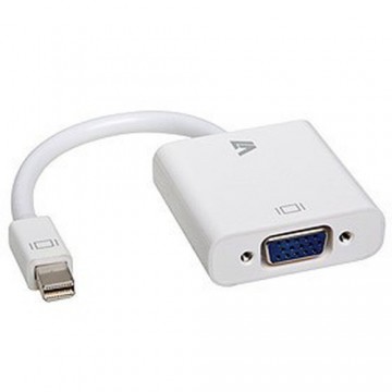 Mini DisplayPort uz VGA Adapters V7 CBL-MV1WHT-5E        Balts