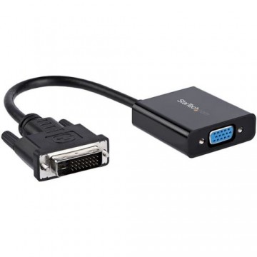 DVI-D uz VGA Adapteris Startech DVI2VGAE             0,19 m Melns