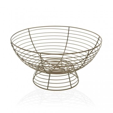 Fruit Bowl Versa Metal Steel (33 x 17 cm)