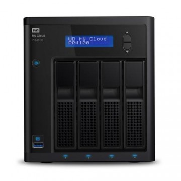 Western Digital My Cloud PR4100 NAS Desktop Ethernet LAN Black N3710