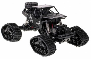 RoGer Rock Crawler 2in1 Radiovadāmā mašīna / 2.4Ghz  / 4x4 / 20 km/h / 1:16 / Melna