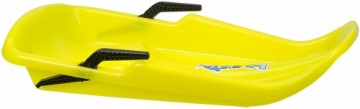 Sledge plastic RESTART Twister 0298 80x39 cm Yellow