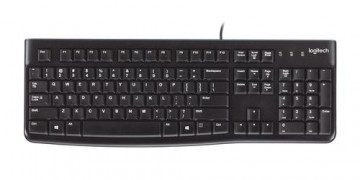 Logitech K120 keyboard USB QWERTY UK English Black